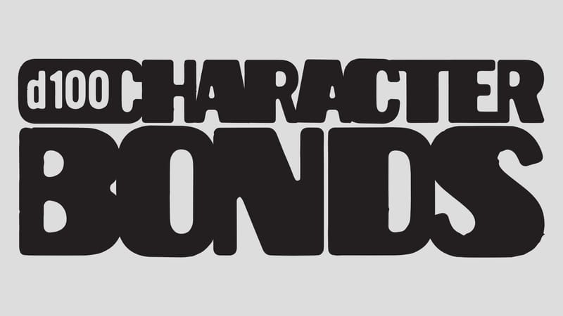 💯 HUNDREDS reaches 1000 entries with d100 Character Bonds